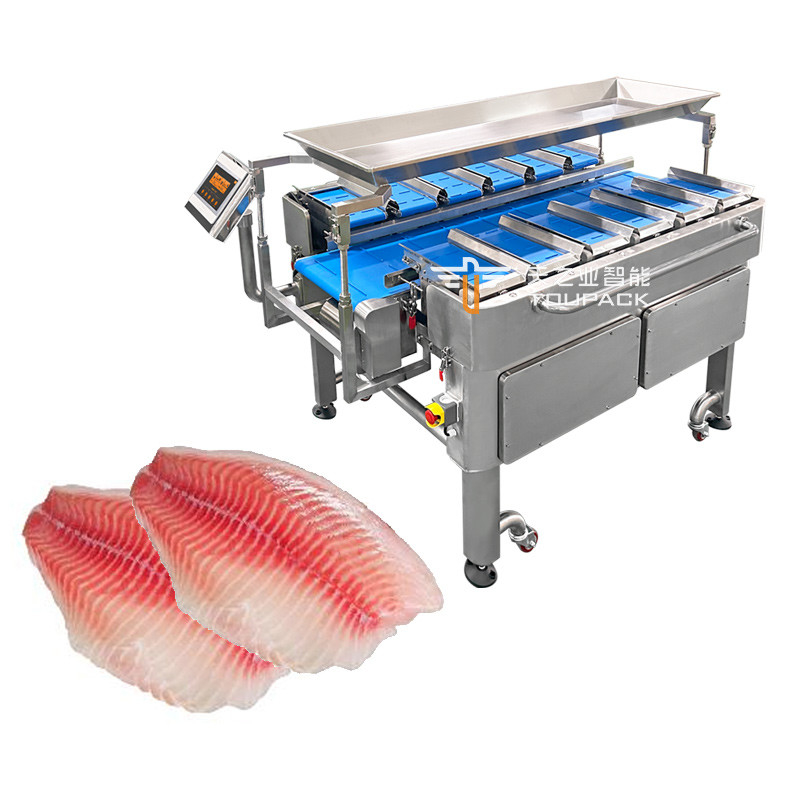 การรวมหลายฟังก์ชัน Weigher Scale น้ําหนักคงที่ เครื่องบรรจุเข็มขัดขนส่งสําหรับอาหาร เครื่องบรรจุเข็มขัดขนส่งรุ่นใหม่