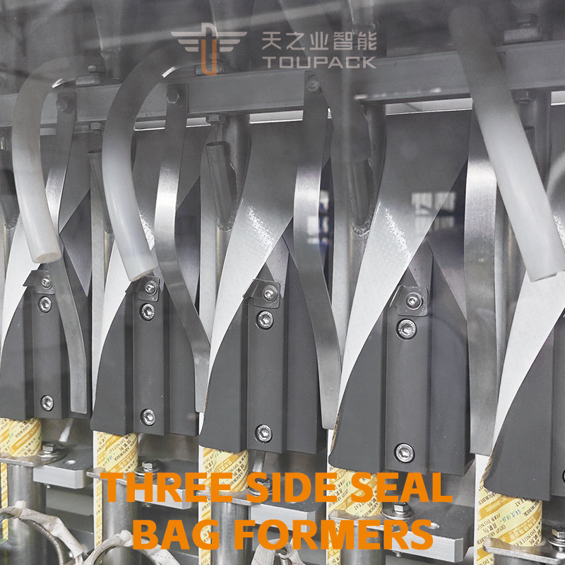 อุตสาหกรรม Multi Lane Vffs Stick Sachet Packing Machine สําหรับพาสต้าทอดเหลวที่ติดแน่น
