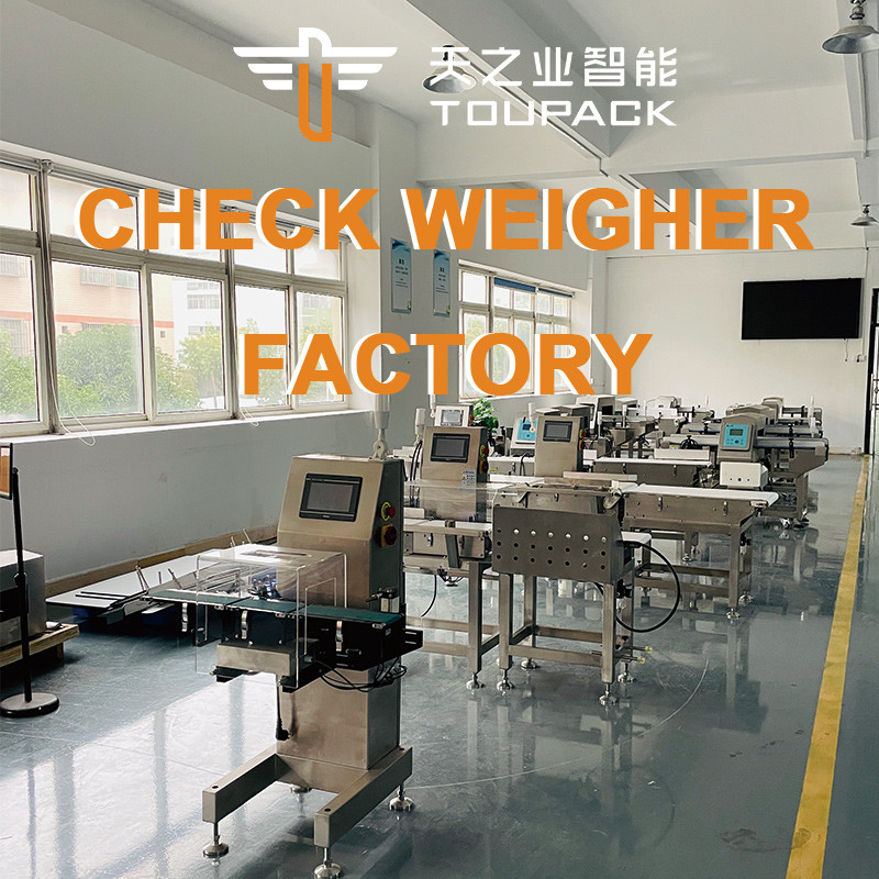 การตรวจสอบออนไลน์แม่นยําสูง Weigher อัตโนมัติ Digital Belt Conveyor Weight Checker สําหรับอาหาร