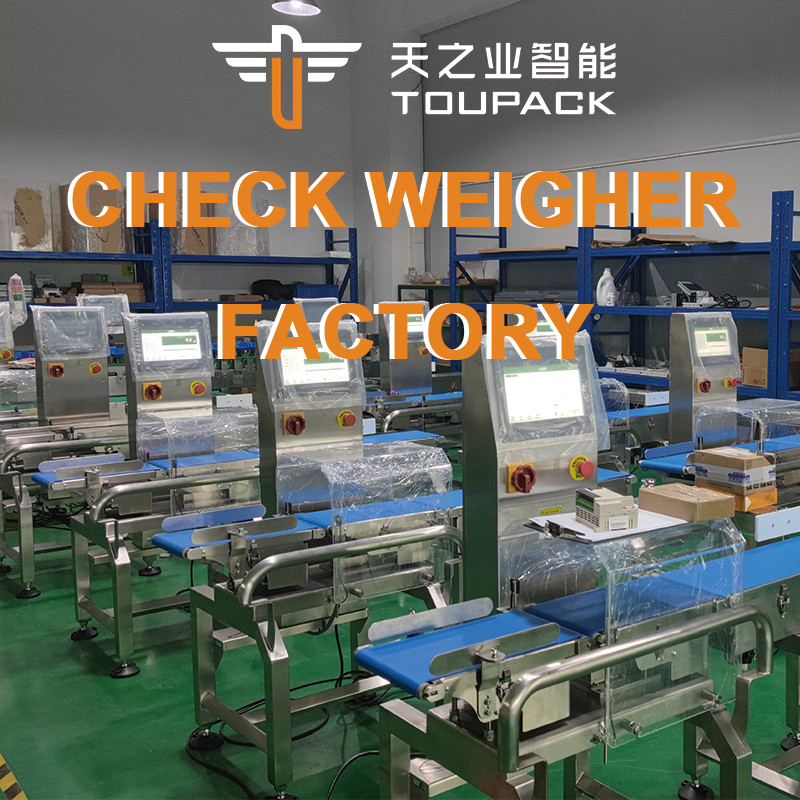 การตรวจสอบออนไลน์แม่นยําสูง Weigher อัตโนมัติ Digital Belt Conveyor Weight Checker สําหรับอาหาร