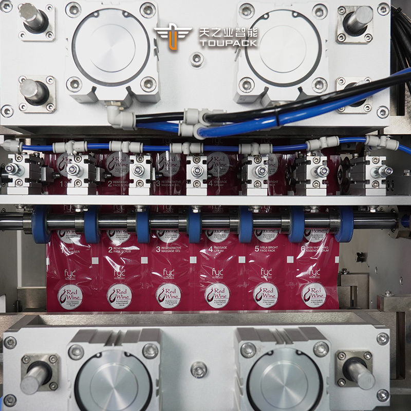 น้ําตาล เกลือ กาแฟ ขนาดขนาบ ซอสเหลว แพ็คสติ๊ก ซัชช็อต ไวสติ๊ก เซ้ก โซย่ ชามพู เครื่องบรรจุซองแบบตั้งหลายสาย