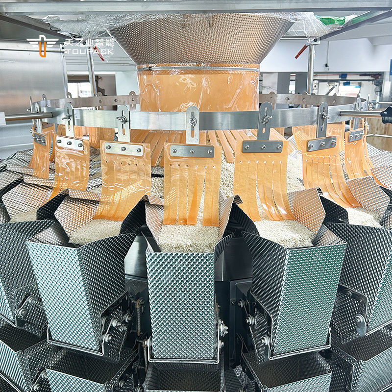 12 หัว Multihead Weigher Nail Packing Machine เครื่องบรรจุเล็บหลายหัว เครื่องบรรจุกระปุกหลายฟังก์ชัน เครื่องบรรจุ