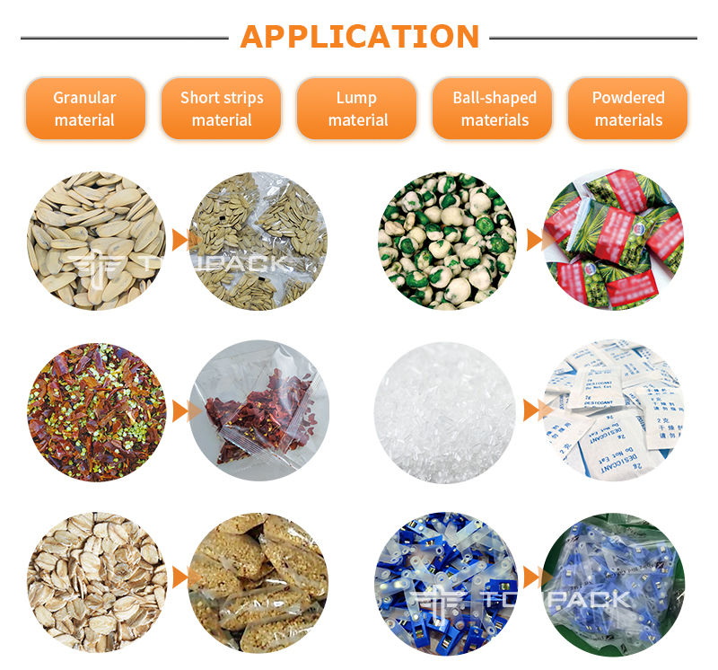 เครื่องชั่งน้ำหนักหลายหัวสำหรับมันฝรั่งทอดอัตโนมัติ ระบบชั่งน้ำหนัก เครื่องบรรจุภัณฑ์กุ้ง เฟรนช์ฟราย เครื่องบรรจุอาหารพอง ขนมเม็ด