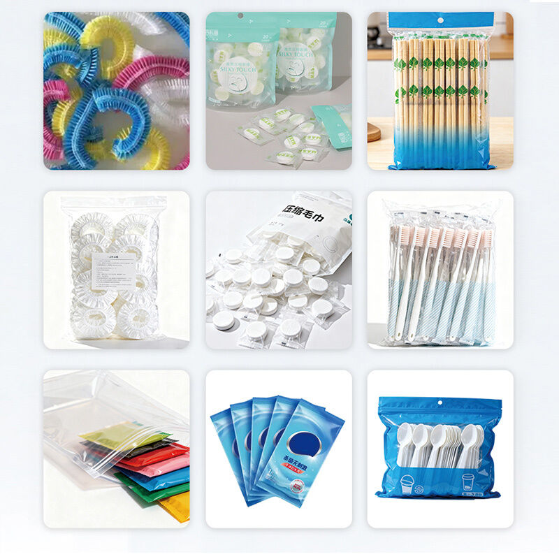 เครื่องบรรจุ VFFS สำหรับเม็ดสารดูดความชื้น เครื่องบรรจุซองสำเร็จรูปพร้อมเครื่องชั่งแบบหลายหัว