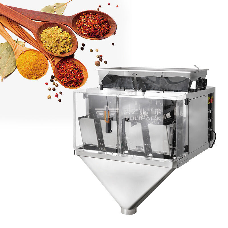 อัตโนมัติ Auger เติมเครื่องปรุงรสพริก ขนาดผง อาหาร ขนาดผงโปรตีน ถุงกระเป๋าทํานอง