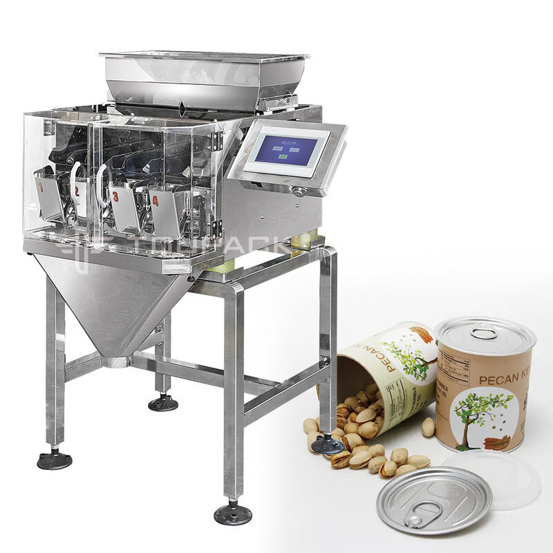 สายบรรจุเครื่องชั่งเส้น อัตโนมัติ เครื่องบรรจุข้าว น้ําตาล เกลือถั่ว เครื่องบรรจุแกรนูล ระบบชั่งและบรรจุ