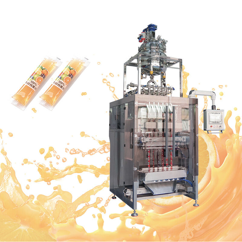 อัตโนมัติ Multi Lane 50ml 100ml กระเป๋าเหลว น้ําผลไม้ ไอซ์ โลลลี่ ป๊อป เจลลี่ แสต็ป สตริป กระเป๋าบรรจุเครื่อง