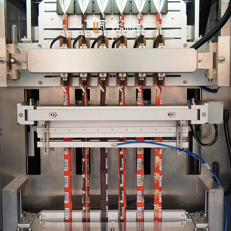 อัตโนมัติ Multi Lane 50ml 100ml กระเป๋าเหลว น้ําผลไม้ ไอซ์ โลลลี่ ป๊อป เจลลี่ แสต็ป สตริป กระเป๋าบรรจุเครื่อง