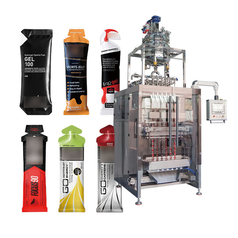 Automatic Multi lane Small Sachet Liquid Paste Packing Mustard Salad Shrimp oyster Sauce Packaging Machine