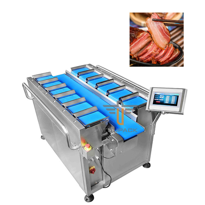 Meat Belt 12 Head Linear Combination Weigher สําหรับเครื่องบรรจุเนื้อผสม