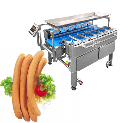 SUS304 เนื้อบริสุทธิ์ เซลซีจ์ เข็มขัดขนส่งหลายหัว Weigher