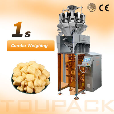 เครื่องชั่งกระเป๋าอัตโนมัติ 5-200g เครื่องชั่งกระเป๋ากระเป๋าอาหารว่างความเร็วสูง
