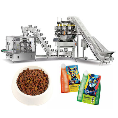 เครื่องบรรจุอาหารระดับอาหาร Doypack ที่ได้รับการรับรองจาก CE สําหรับถั่วรังสุกรังสุกรังสุกรังสุกรัง