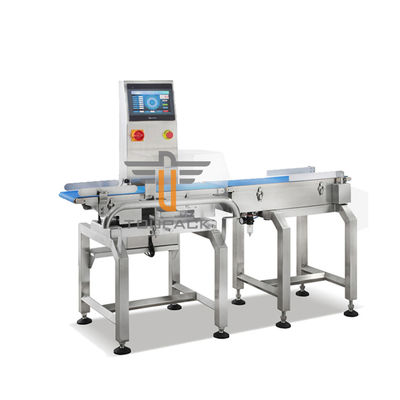 เครื่องตรวจสอบน้ำหนักบนสายพานสแตนเลสแบบออนไลน์กันน้ำ 10KG