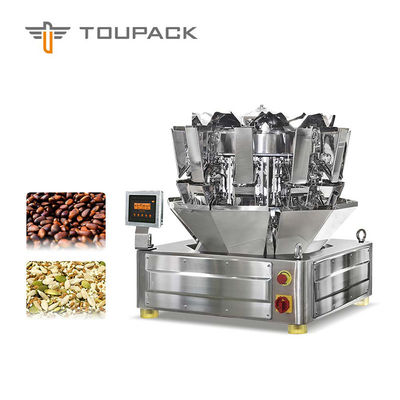 65 WPM Multihead Weigher Packing Machine 10 '' Color Touch Screen